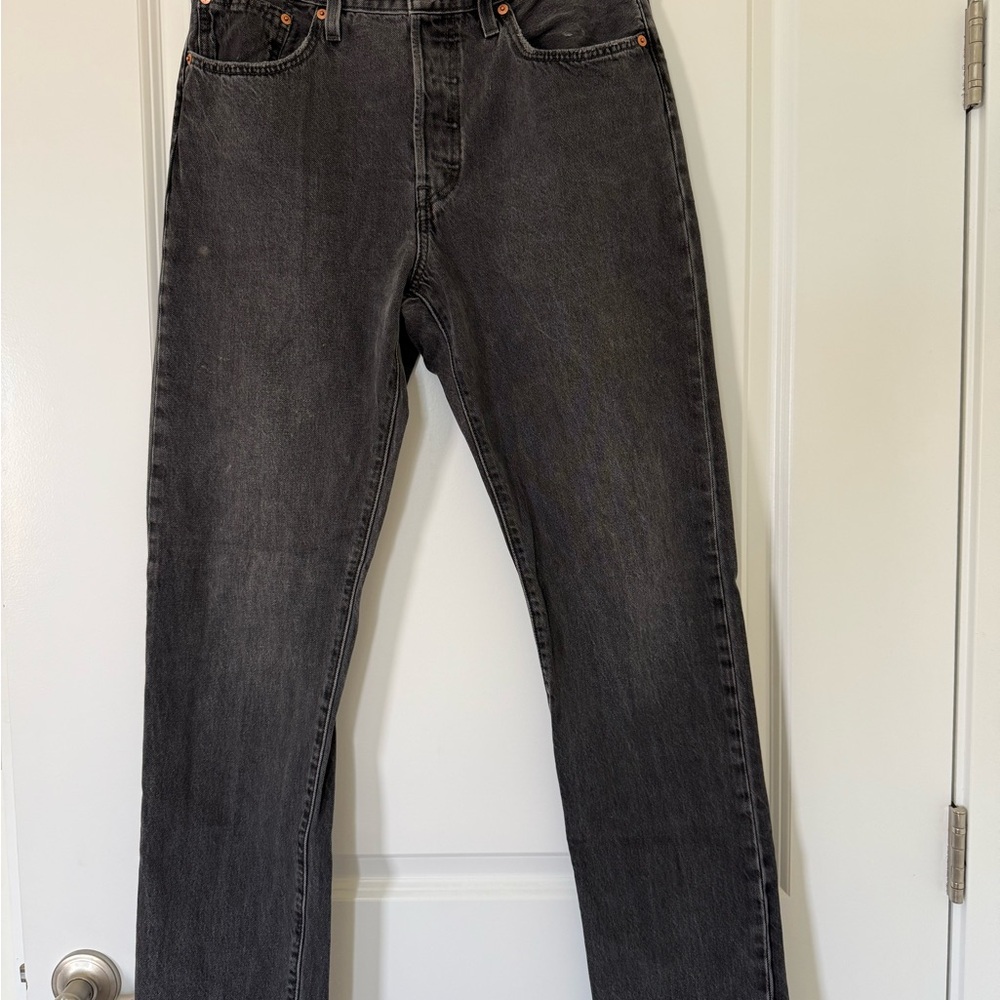 Levi's Men's Dark Gray Straight Jeans